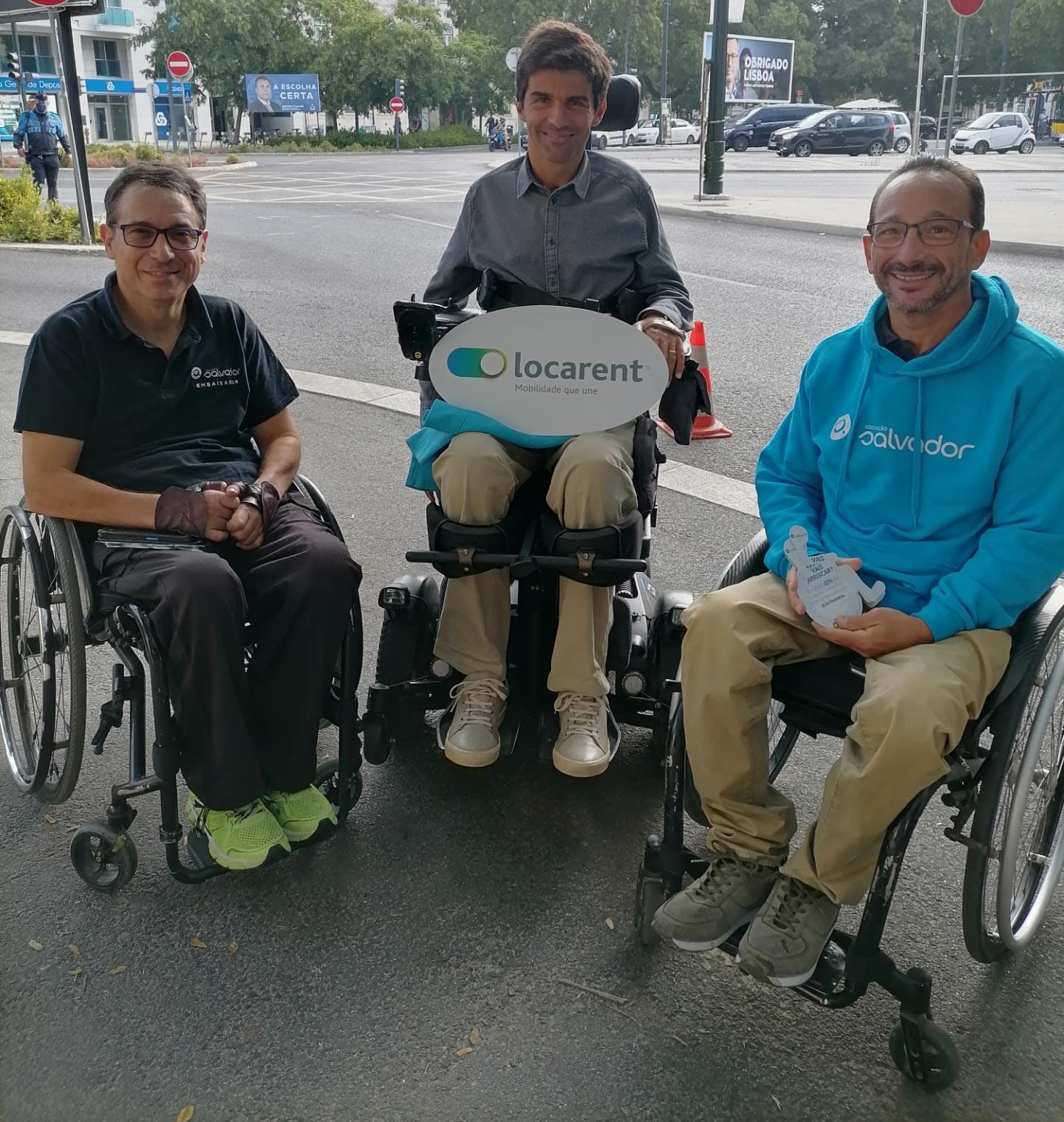 Locarent marca presença em Ação de Sensibilização Rodoviária da Associação Salvador!